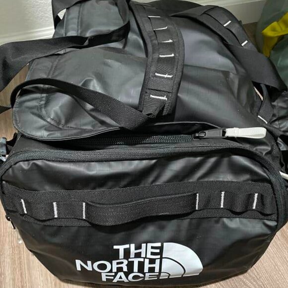 The North Face  Base Camp Voyager Duffel - 32 L Color: Tnf Black/Tnf White - Picture 1 of 1